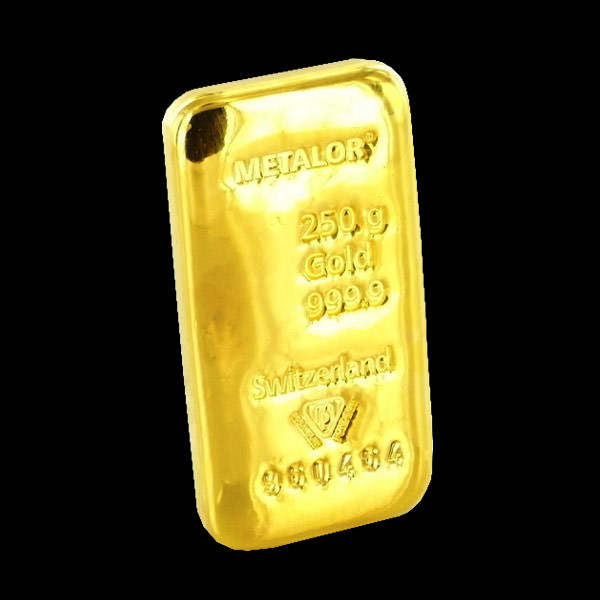 250 gram gold ingot