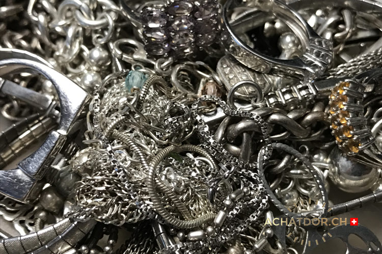 photo de bijoux en argent