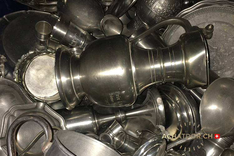 Photo de vases en &eacute;tain