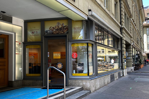 boutique achat d'or Berne