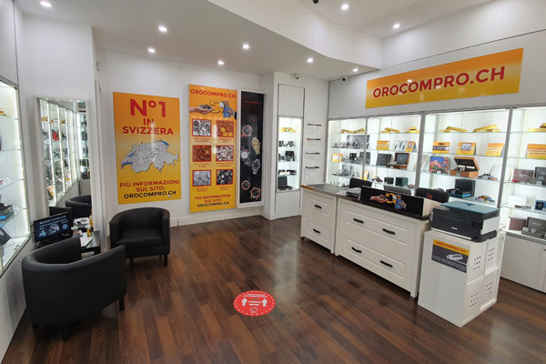 boutique achat d'or Lugano